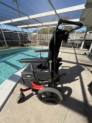 Ki Mobility Focus Cr Tilt In Space Wheelchair Red READ ****