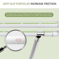29.5 Inch Toilet Grab Bar – Foldable Toilet Safety Rails for Seniors, Flip-Up…
