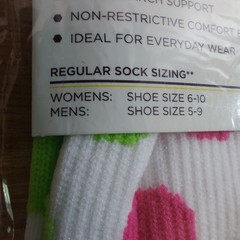 Think Medical Compression Socks Pink Green Polka Dot Unisex Men Women