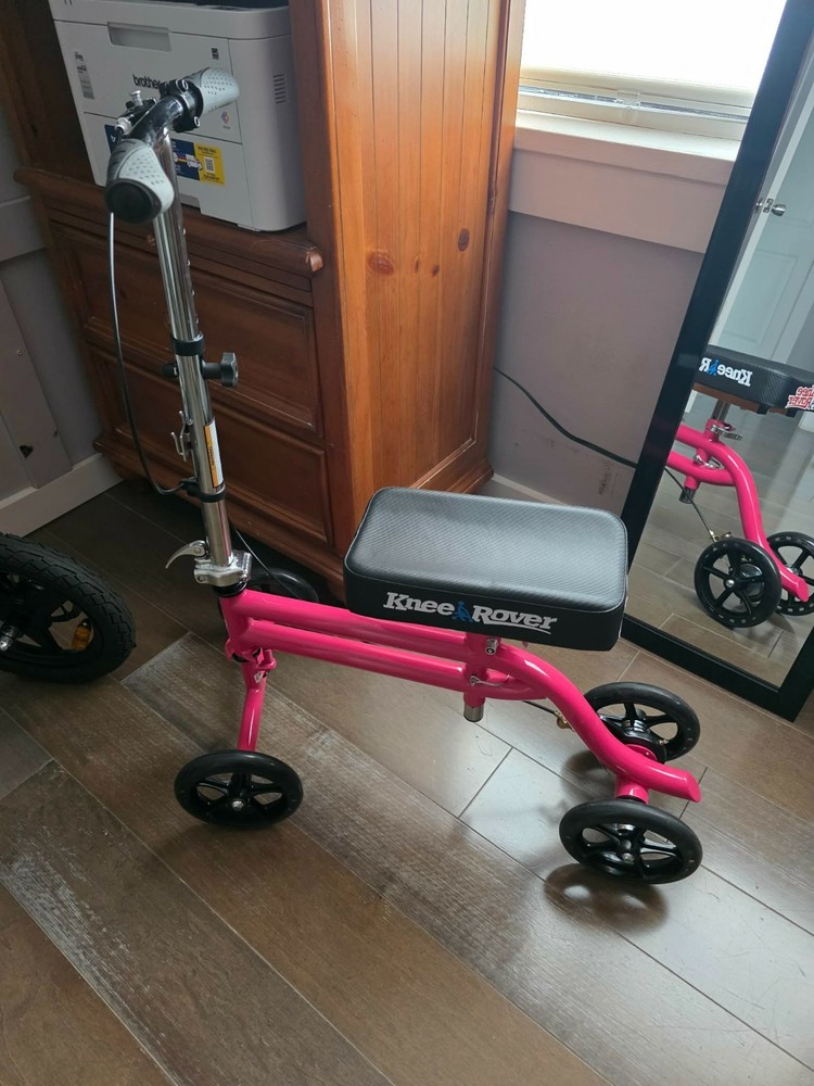 Pink Knee Rover | Steerable Knee Mobility Scooter | Used Very Good Condition