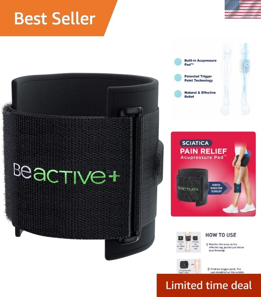 Plus Acupressure System – Effective Sciatic Nerve Pain Relief Brace (One Size)
