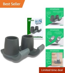 Universal Fit Pop & Glide Walker Ski Glides – Essential Mobility Aid (2 Pack)