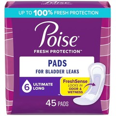 Poise Incontinence Pads 6 Drop Ultimate Absorbency Pads for Women Postpartum