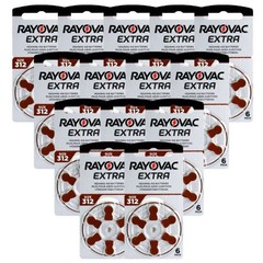 84x Rayovac Extra Advanced Size 312 Mf PR41 Batteries 1.45V Zinc Air