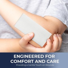 MED PRIDE Sterile Non-Stick Non-Adherent Gauze Wound Dressing Pads 3” x 8” 50 Pk