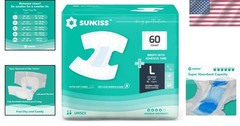 Comfort-Focused Disposable Incontinence Briefs – Large, 60 Count by TrustPlus