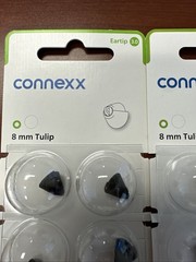 2 Pack 8 mm Tulip Connexx 3.0 Eartip Domes. Fits Signia Rexton Widex Miracle Ear