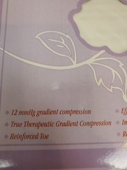 Rockers Cherokee True Support Compression Pantyhose 70 Den White Size Small NEW