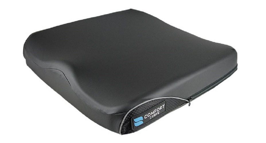 Curve Wheelchair Cushion Size: 22″ x 18″, Cover Type: Comfort-Tek