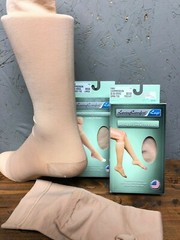 Knee High Graduated Compression Stockings 20-30 & 30-40 mmHg Closed & Open Toe