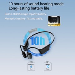 Waterproof Bluetooth bone conduction hearing aid with enhanced audio technology