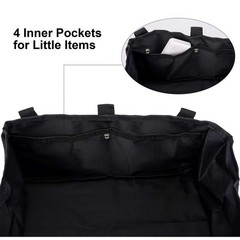 Extra Large under Seat Rollator Bag Basket for Folding or Bariatric Walker Roll