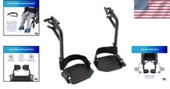 Adjustable Length Footrest with Heel Loops