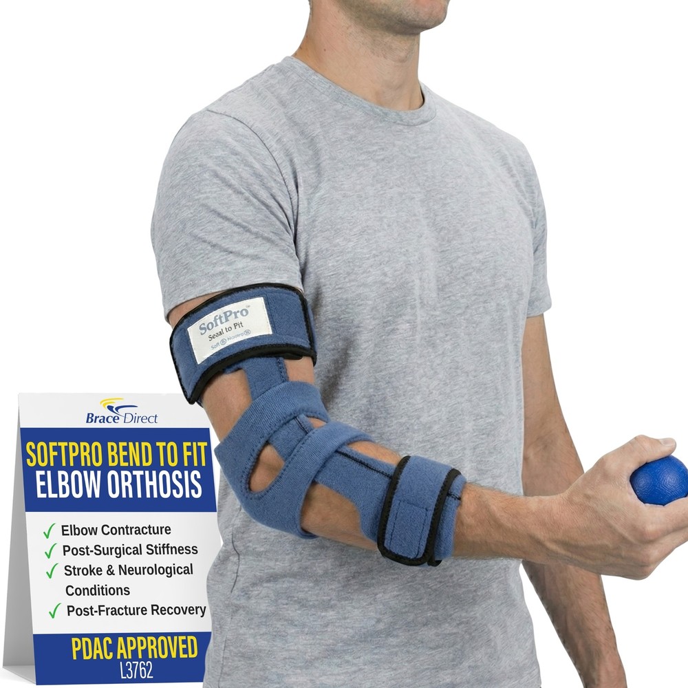SoftPro Bend to Fit Elbow Orthosis for Mild to Severe Contractures – L3762 –