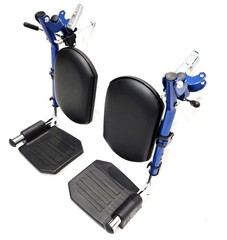 Blue Streak Wheelchair Elevating Leg Rest With Padded Calf Pad Composite Foot
