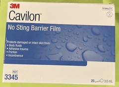 3M Cavilon 3345 No Sting Barrier Film 3ml wand box of 25