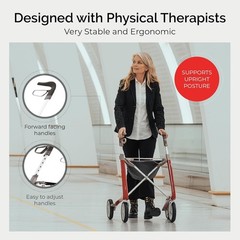 ⭐️ byACRE Carbon Ultralight COMPACT TRACK Rollator Walker – Champaign – NIB ⭐️