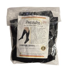 Presadee Firm Compression Socks Closed Toe 20-30 mmHg Zipper Black Knee High