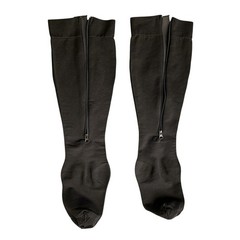 Presadee Firm Compression Socks Closed Toe 20-30 mmHg Zipper Black Knee High