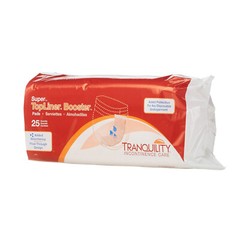 Tranquility TopLiner Super Booster Pad 4-1/4 X 15 Inch 25 Pack