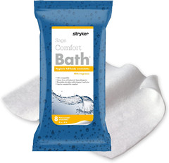 Stryker – Comfort Bath Cleansing Washcloths – 6 Packages, 48 Cloths – Fresh Sce