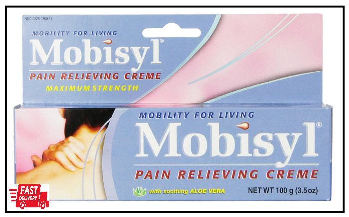 Mobisyl Pain Relieving Creme with Soothing Aloe Vera, 3.5-Ounce Tube