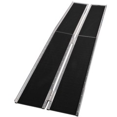 VILOBOS 10ft Aluminum Wheelchair Access Ramp Non-Skid Portable Threshold Scooter