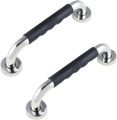 Stainless Steel Shower Grab Bar w/Anti Slip Rubber Grip for Bathroom Handrail US