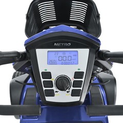 4 Wheel Mobility Scooter 800W All Terrain Electric Scooter Swivel Seat Blue NEW