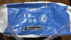 Egosan Ultra Disposable Unisex Briefs Italy Count 15 pcs Sz L New
