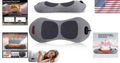 3 In 1 Electric Lumbar Support Pillow Smooth Spine Triple Fusion Back Massager