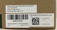 Jiuyee Air Hearing Aids NIB Gift Box Included Unopened Bluetooth Medical Tech
