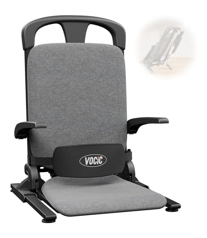 Floor Lift VOCIC Electric Elderly 440LBS T Base Gray
