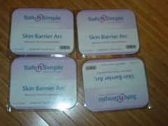 120 Safe n Simple Skin Barrier 1″ Arc 4 pkgs of 30 ea Arcs SNS20630 Waterproof