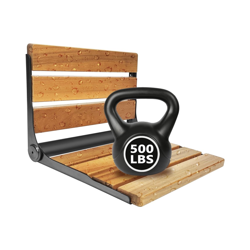 Folding Shower Seat Teak, Bath Safety Furniture Stainless Steel, Shower Seats…
