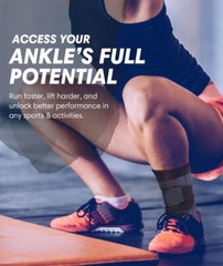 Women Men Adjustable Ankle Support Compression Ankle Brace Protector Sport Strap