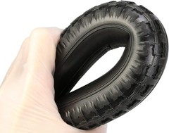 Wheelchair Rear Wheel Solid Tires (Pair) 24X1 3/8″ PU Non Pneumatic Tires, Suita