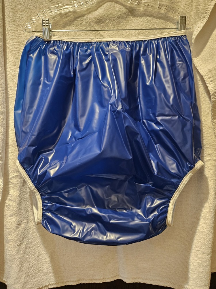 Romer Room Blue Washable Waterproof Plastic Pants XL Incontinence Diaper Cover