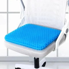 Gel Seat Cushion Double Thick Honeycomb Cooling Pad for Office Car Wheelchair
