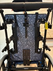 Quickie IRIS Tilt-in-Space Wheelchair 19×19 Frame 300lb Cap Sunrise Medical Blue