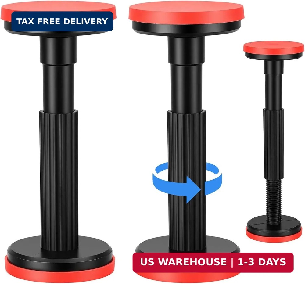 2PCS Adjustable Telescopic Support Poles Cabinet Brackets Supports up to 440 lbs