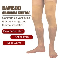 Knee Sleeves, 1 Pair, Could Be Worn Under Medium (1 Pair), 1 Pair Beige