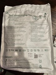 10 Bags-Urinary Drainage Bag with Safety Outlet 2,000 ml SEALED 154002