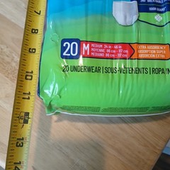 Prevail Per-Fit Daily Underwear Extra Absorbency Medium 20 Count Unisex PF-512