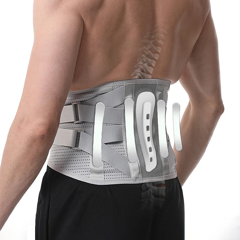 Adjustable Lower Back Brace Lumbar Support Waist Belt For Men Women Pain Relief