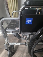 Medline Excel Reclining Wheelchairs – Desk Length Arms/Chrome Frame