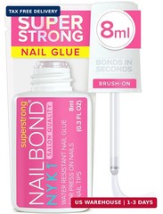 Super Strong Nail Glue for Press On Nails, Nail Tips & Acrylic Nails (8ml) NYK1