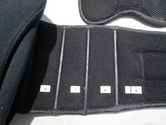 Adjustable lumbar support belt lower back brace