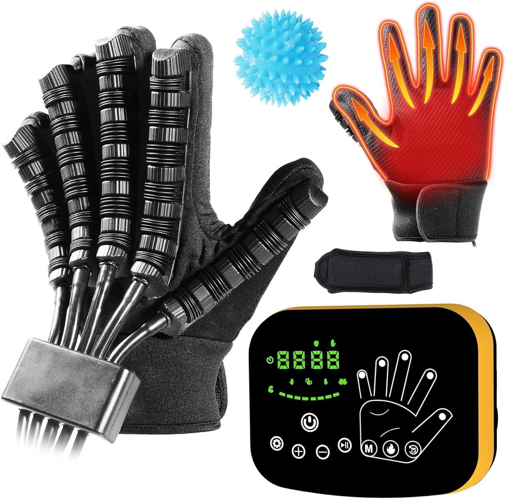 Hand Rehabilitation Robot Gloves for Finger Hemiplegia Recovery Trainer Left L