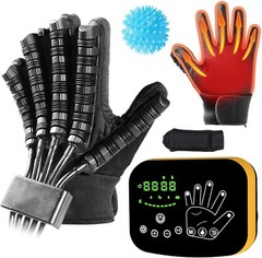 Hand Rehabilitation Robot Gloves for Finger Hemiplegia Recovery Trainer Left S